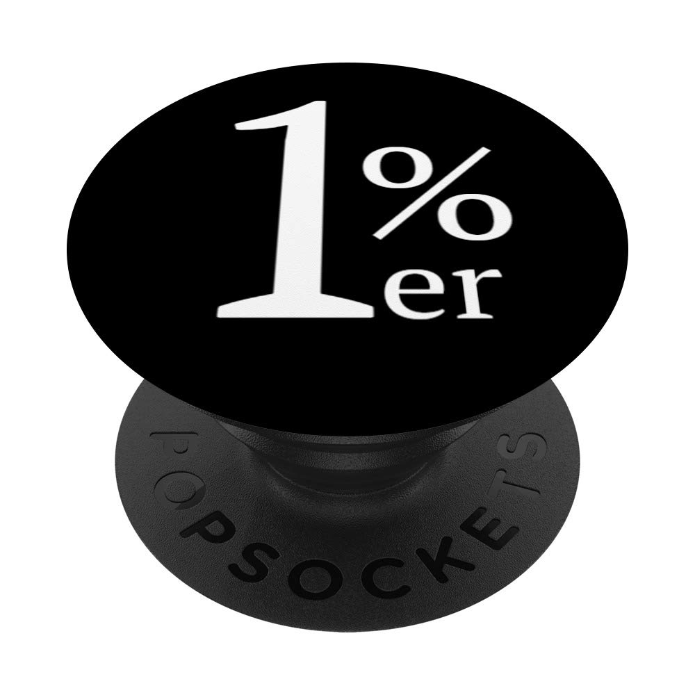 1% 1%er Motorcycle Quote Biker Gang Gift - PopSockets Grip & Stand for Phones & Tablets - Perfect for Bikers, Motorcycle Enthusiasts & Rebel Lifestyle