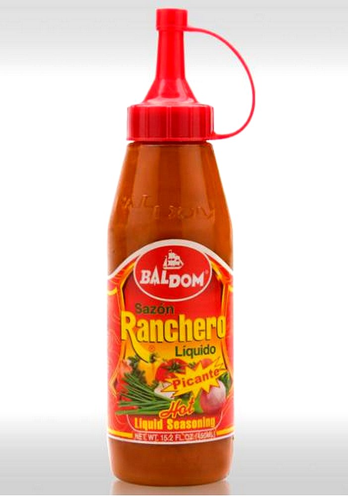 Dominican Liquid Hot Sauce - Spicy Ranchero Sazon Picante Seasoning - 29 Oz Bottle - Perfect for Tacos, Burritos & Grilled Meats