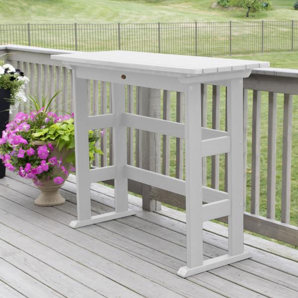 Lehigh Bar Height Balcony Table - Outdoor Bistro Table for Small Spaces, Patio, Deck & Balcony - Perfect for Coffee, Drinks & Dining Al Fresco