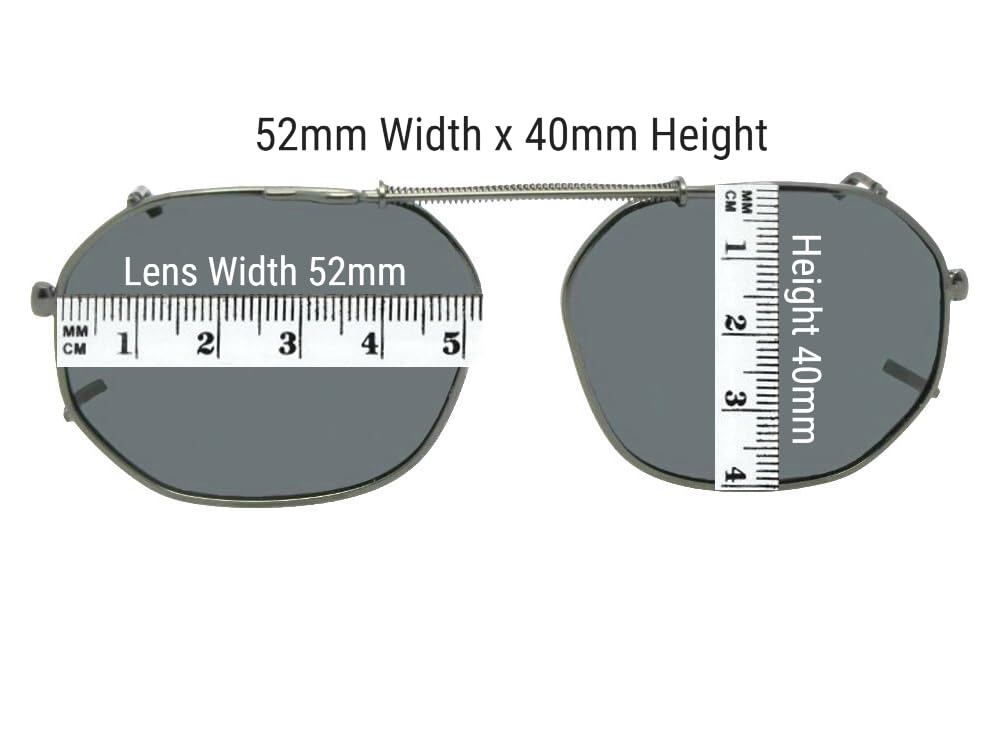 Round & Square Clip-On Sunglasses for Men & Women - Lightweight Non-Polarized Sunglasses for Eyeglasses | Perfect for Driving, Outdoor Activities & Fashion Accessories