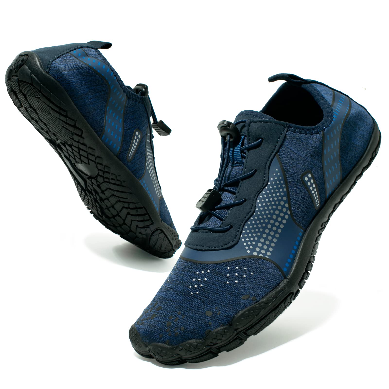 Josaywin Men's Quick Dry Water Shoes - Barefoot Aqua Socks for Swimming, Surfing, Diving & Beach Walking | Lightweight Sports Shoes for Pool, Ocean & Outdoor Water Activities