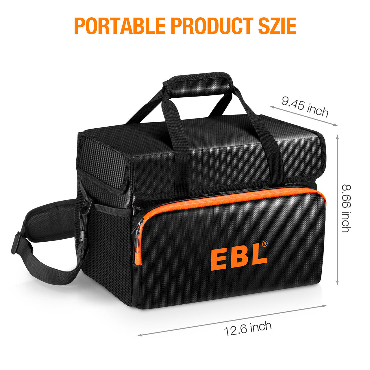 EBL Fireproof and Waterproof Portable Power Station Bag - Emergency Backup for Camping, Home & Outdoor Adventures