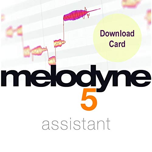 Celemony Melodyne Assistant 5 Digital Download - Professional Pitch & Time Correction Software for Music Producers | Perfect for Studio Recording, Vocal Tuning & Audio Editing