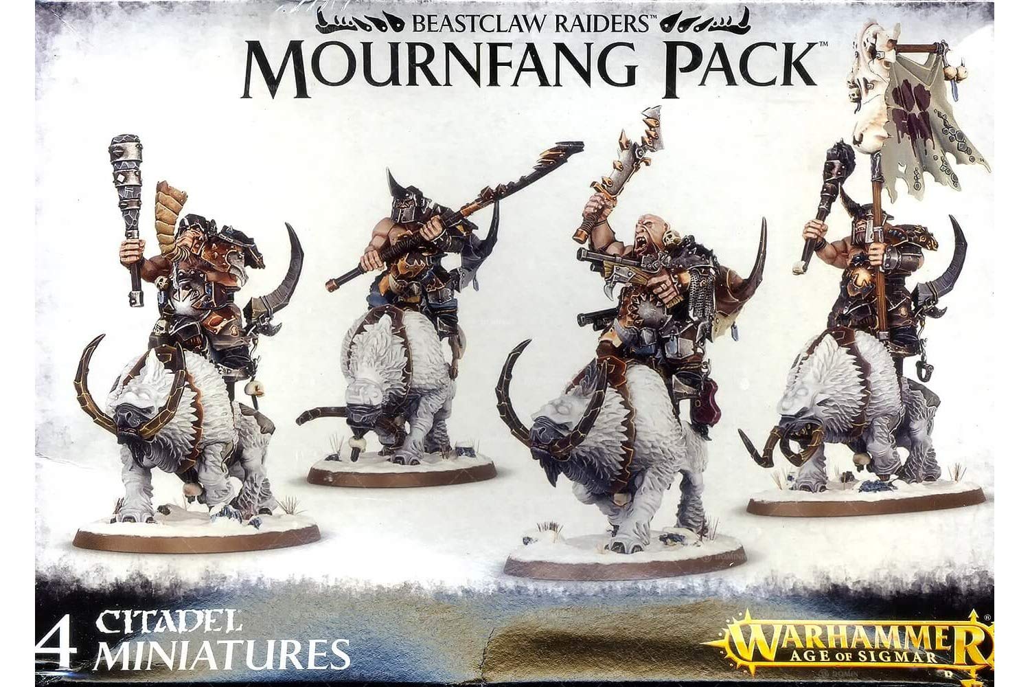 Games Workshop Beast Claw Raiders Mourn Fang Cavalry - Warhammer Fantasy Battle Miniature for Tabletop Gaming