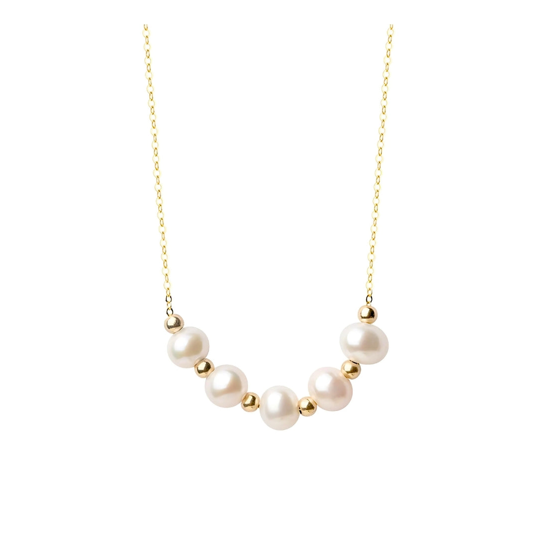Elegant Freshwater Pearl Choker Necklace for Women | Classic White Pearl Jewelry Gift for Brides, Party & Special Occasions | A8286