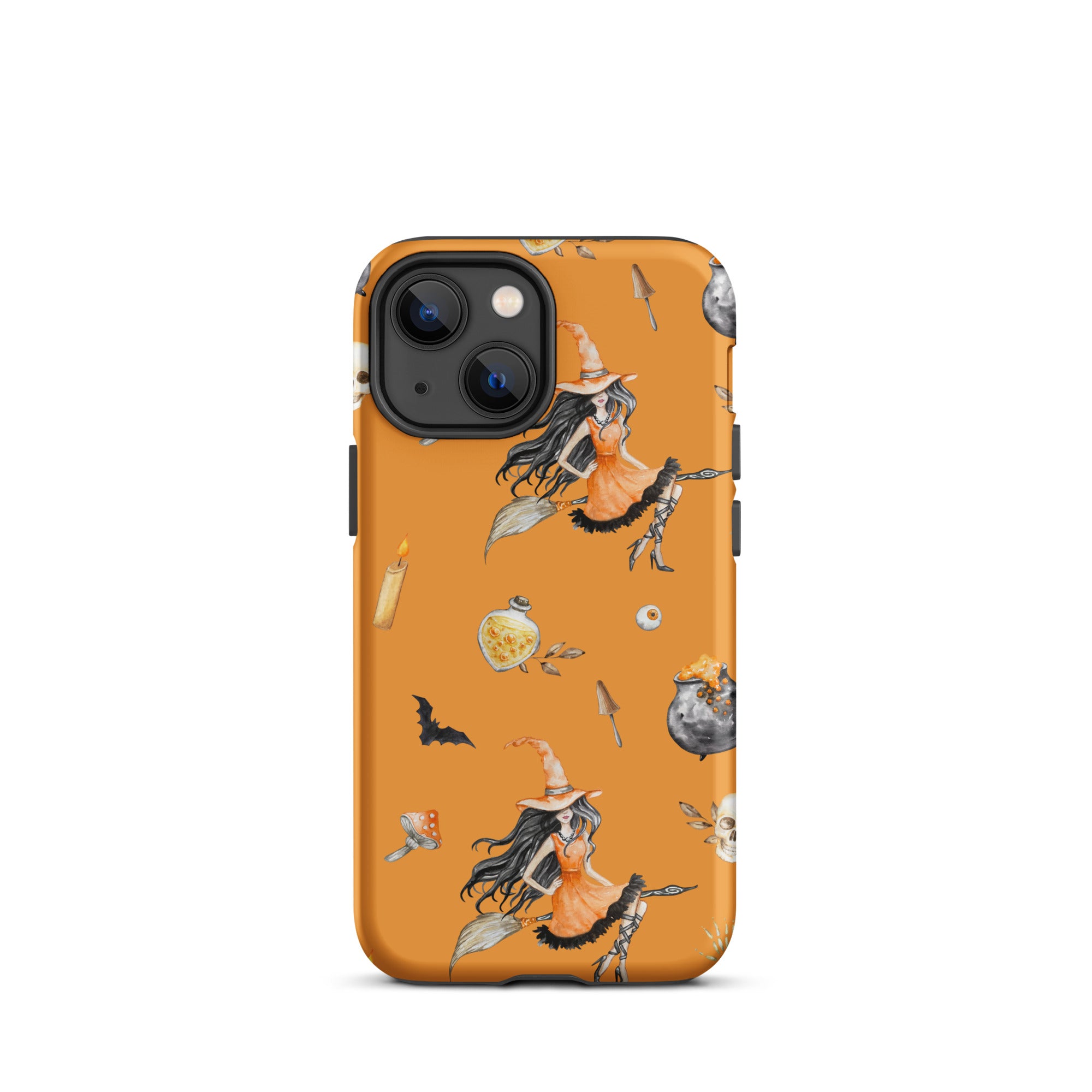 Premium Witch's Broomstick iPhone Case - Durable Protective Cover for iPhone 13/14/15 Pro Max - Perfect for Halloween, Cosplay & Witch-Themed Parties