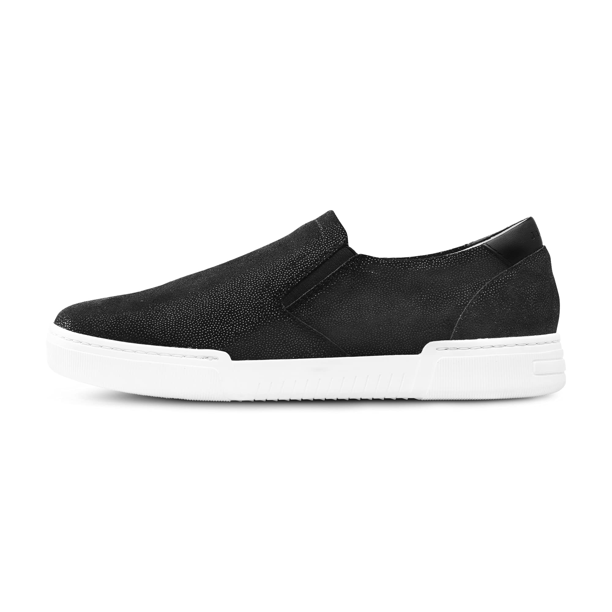JATAREA Women's Fashion Sneakers – Genuine Leather Casual Shoes with Comfortable Cushioned Insole & TPR Rubber Sole | Stylish Lightweight Walking Shoes for Travel, Work & Everyday Wear | Durable Women's Lifestyle Sneakers