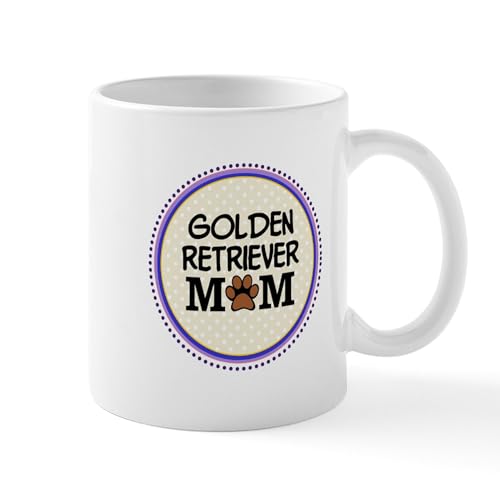 White - Golden Retriever Dog Mom Mugs