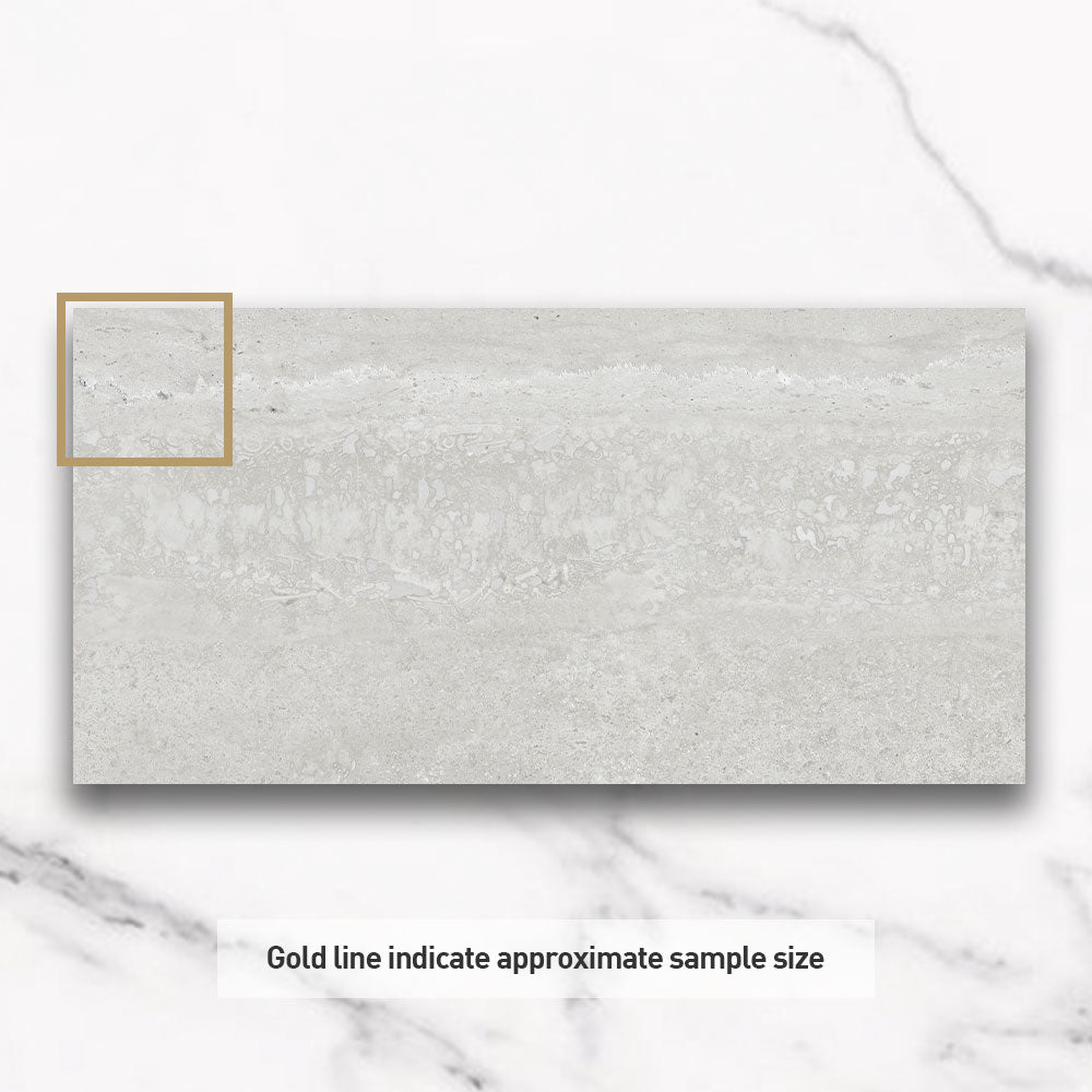 Northport Navona 300x600mm Matte Porcelain Tile - Premium Ceramic Floor and Wall Tile for Bathroom, Kitchen, and Living Room Renovation
