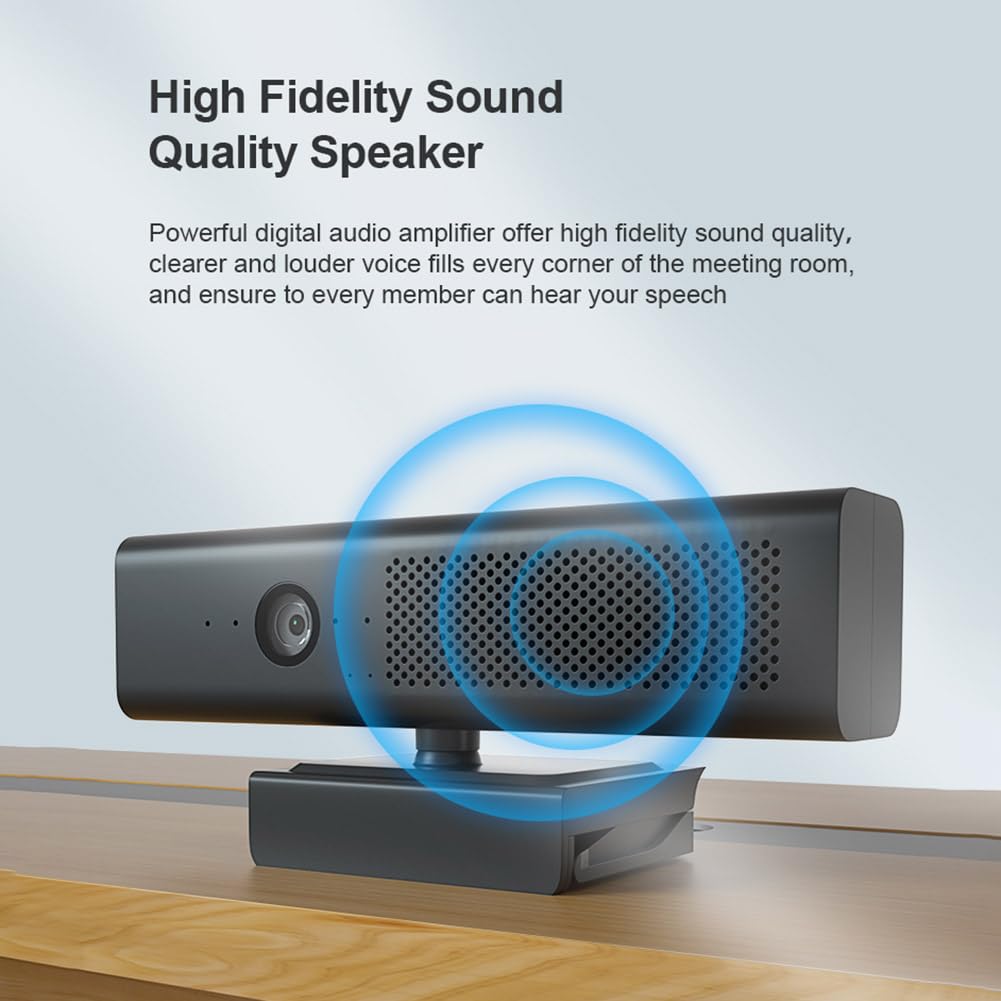 Rordigo 1080P USB Webcam with Built-in HiFi Microphone & Speaker - HD Web Camera for Video Conferencing, Online Classes, Streaming on PC & Laptop - Perfect for Zoom, Skype, Teams Meetings and Remote Work