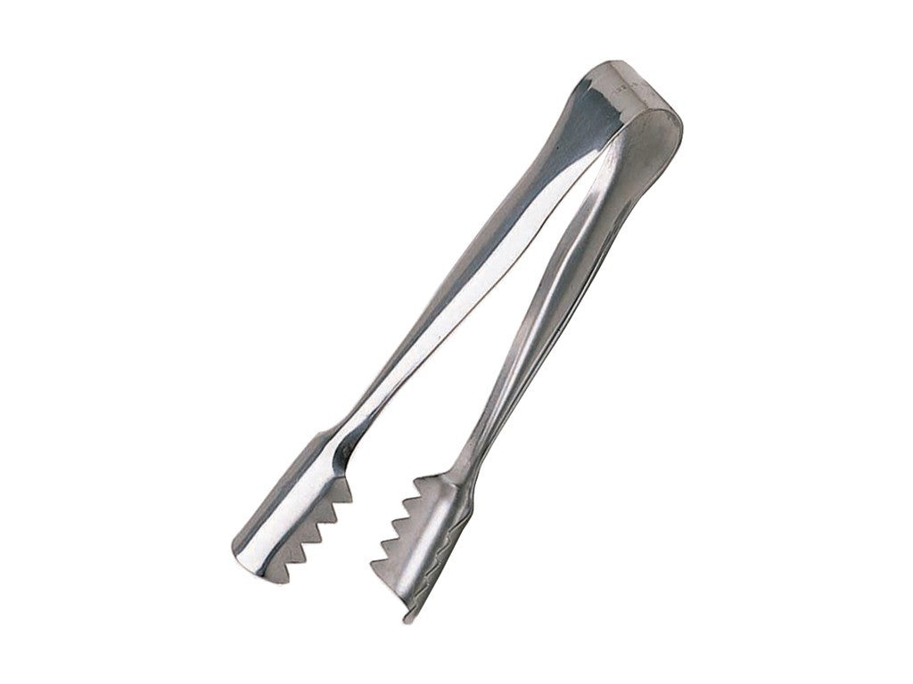 Barcraft 16cm Stainless Steel Ice Tongs - Premium Bar Accessories for Cocktails, Iced Coffee & Home Bartending