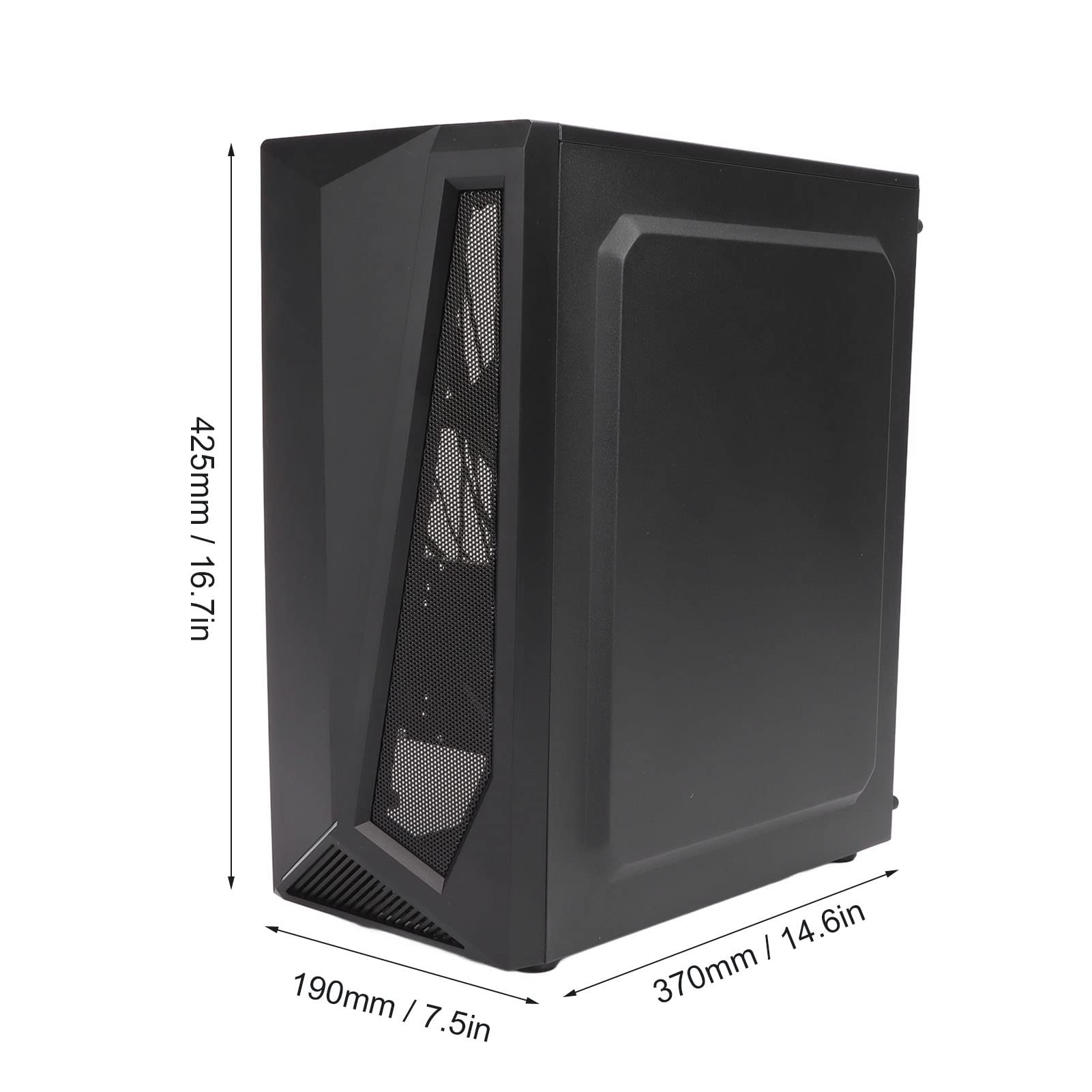 ATX/Micro ATX/Mini ITX PC Gaming Case - Dustproof Computer Chassis for Desktop Builds | Perfect for Gaming Rigs, Workstations & Home Office Setups