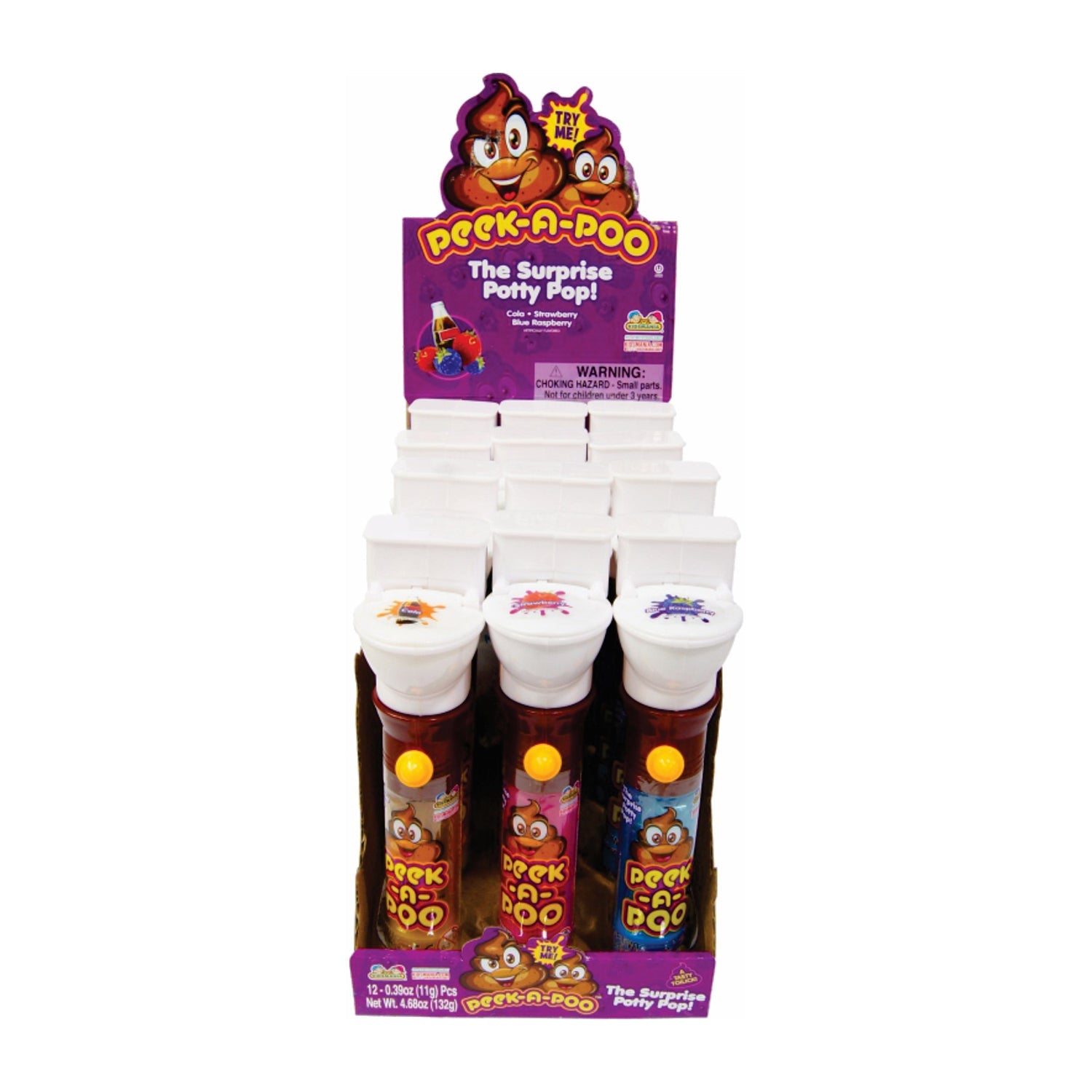 Kidsmania Peek A Poo Game - 12ct Fun Family Board Game Box for Kids & Adults - Perfect for Birthday Parties, Family Game Nights & Indoor Activities