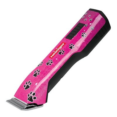 Heiniger Saphir Pink Special Edition Cordless Clipper - Single Battery (154800) for Professional Pet Grooming & Home Use