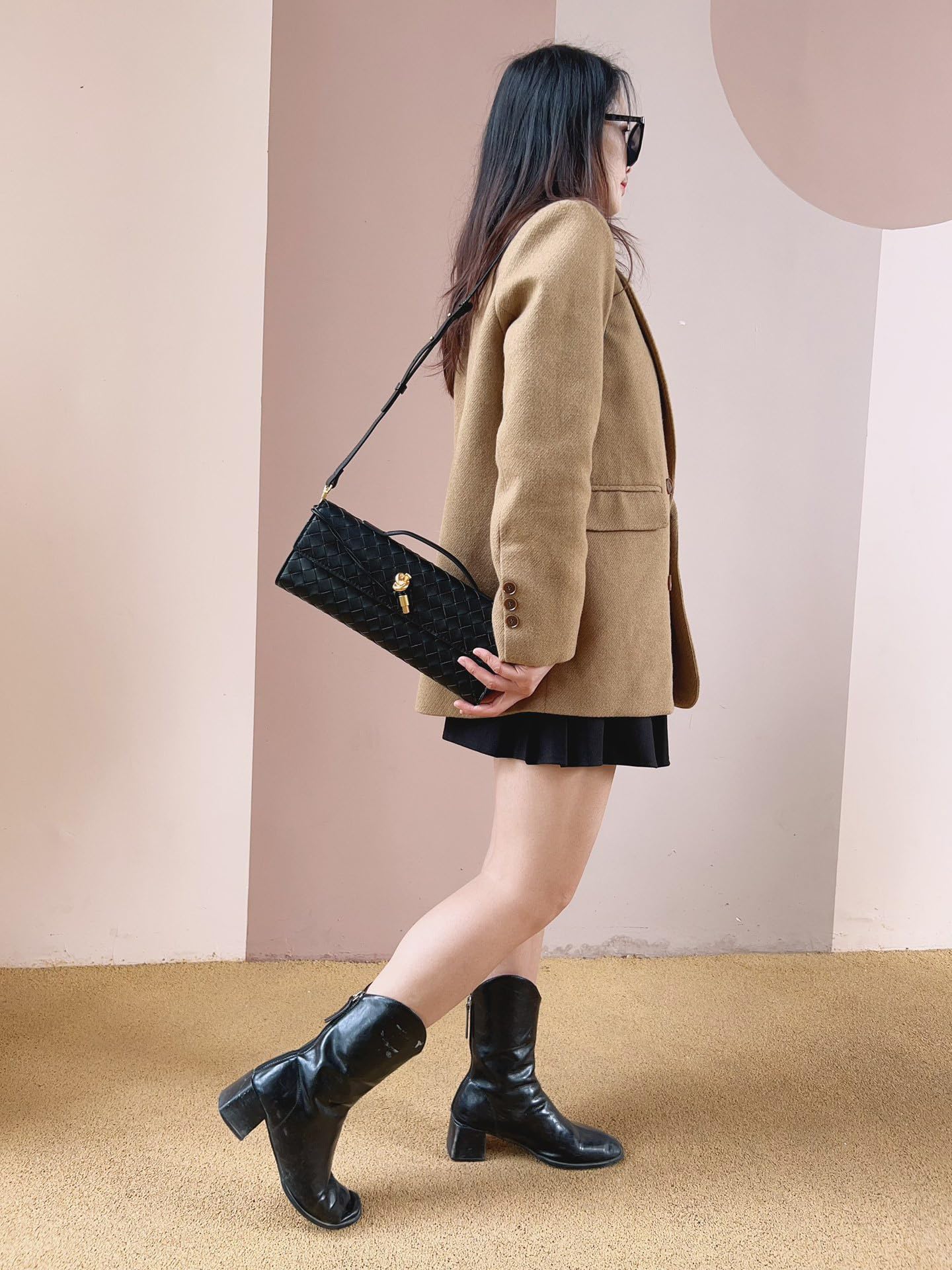 Stylish Vegan Leather Woven Clutch Handbag for Women - Elegant Evening & Crossbody Purse for Parties, Weddings & Date Nights