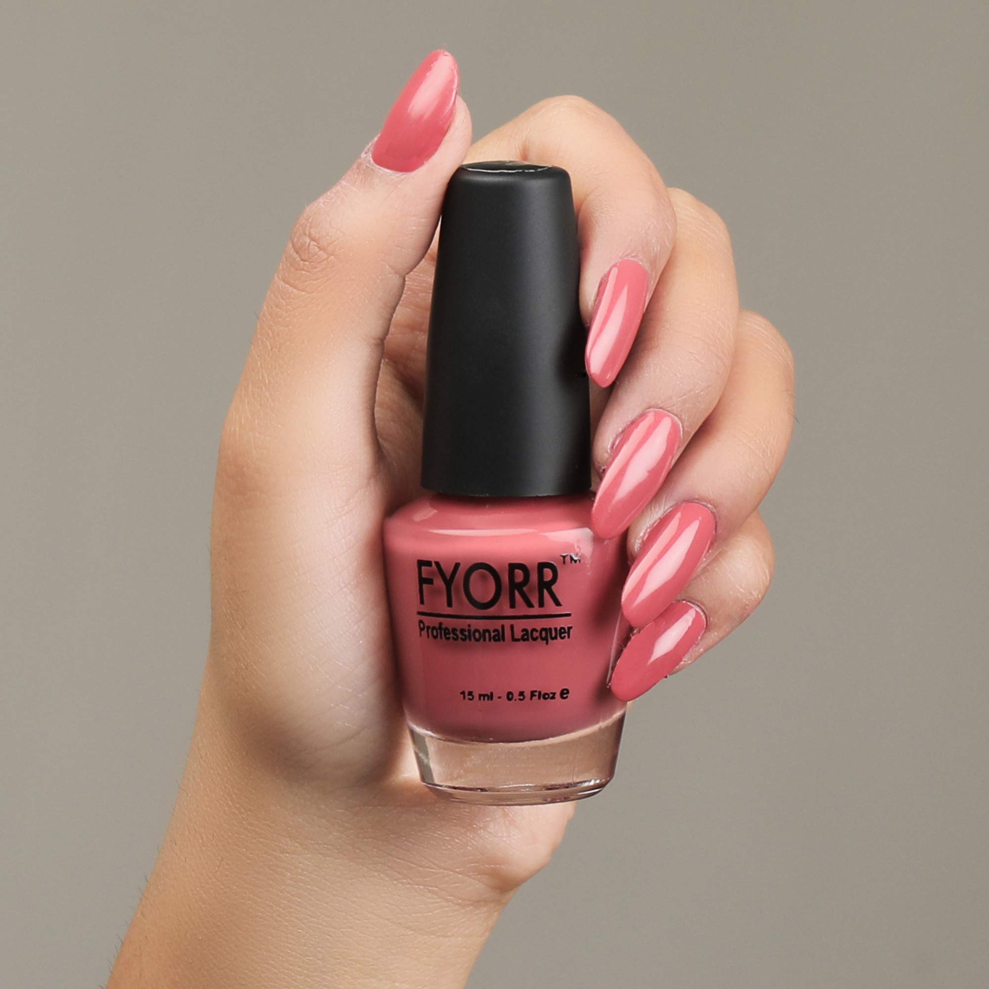 FYORR Pink Punch Nail Polish - Long Lasting Matte Nail Enamel with Smooth Finish, 15ml - Vegan & Non-Toxic for Daily Wear, Parties & Special Occasions