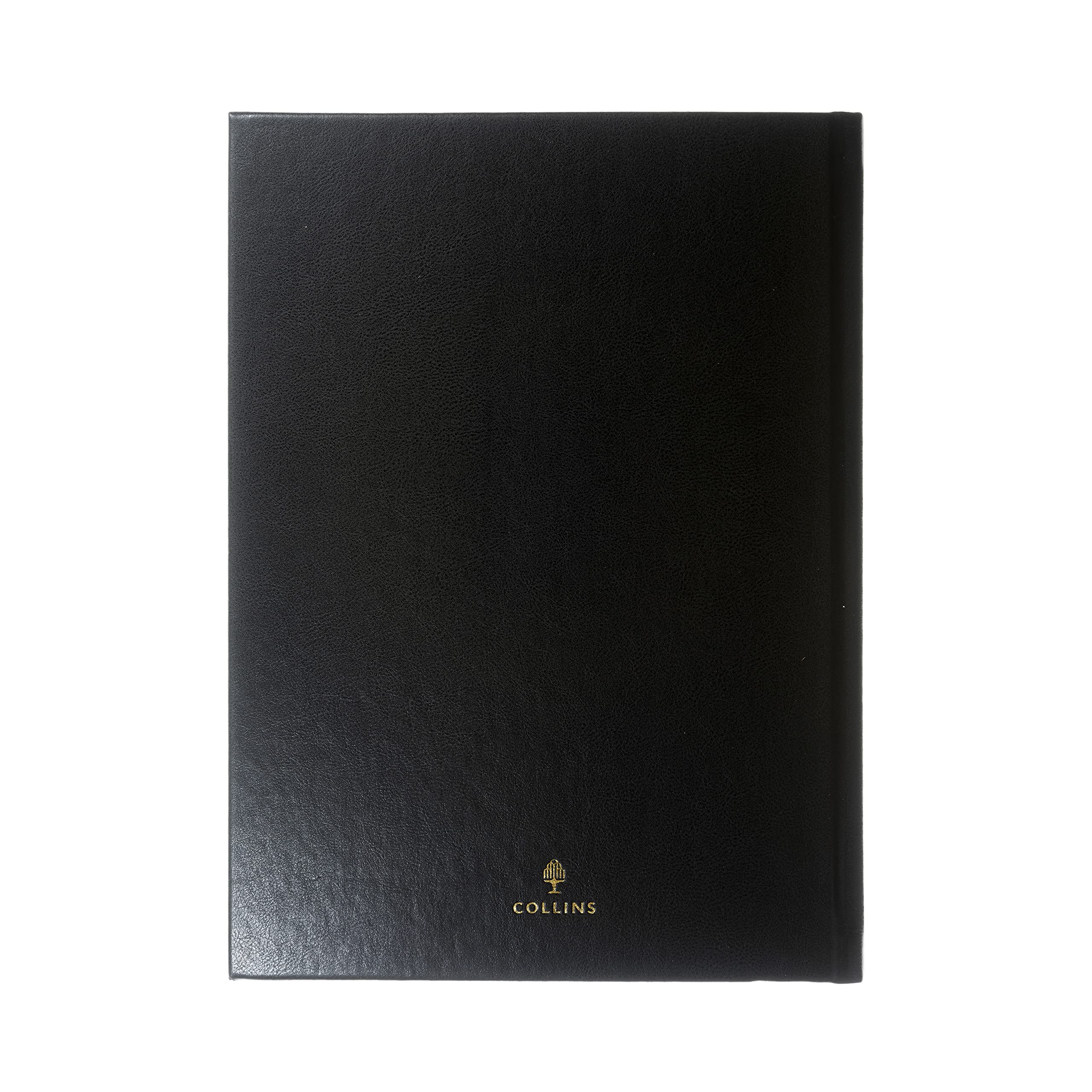 Collins Classic 2025 Professional Diary - Weekly Business Planner with Appointment Sections - Premium PU Leather Cover - Ideal for Executives, Managers & Entrepreneurs (Black) - Perfect for Office Meetings, Client Scheduling & Time Management (1210V.99-25)