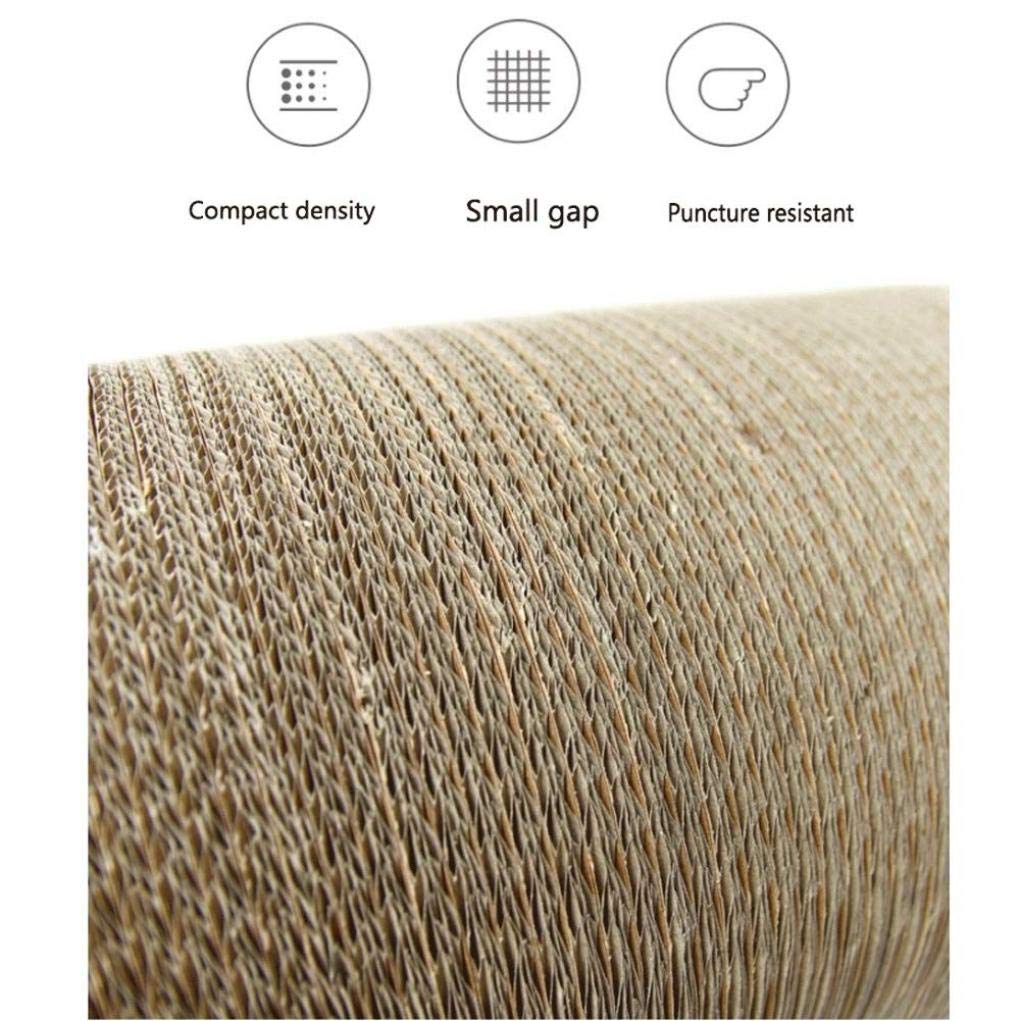 Premium Brown Corrugated Cardboard Cat Scratching Board - Durable Tunnel Shape Cat Scratcher for Indoor Cats - Perfect Gift for Cat Lovers - Ideal for Playtime, Exercise & Furniture Protection