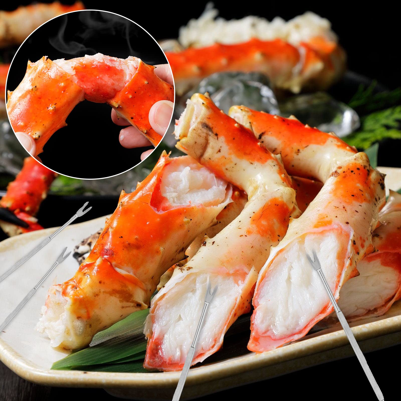 Premium 41-Piece Seafood Tools Set - Stainless Steel Lobster Crackers, Forks & Nut Crackers with Storage Bag | Perfect for Kitchen, Parties & Seafood Lovers | Durable Shellfish Opener Set for Crab, Lobster & Clams