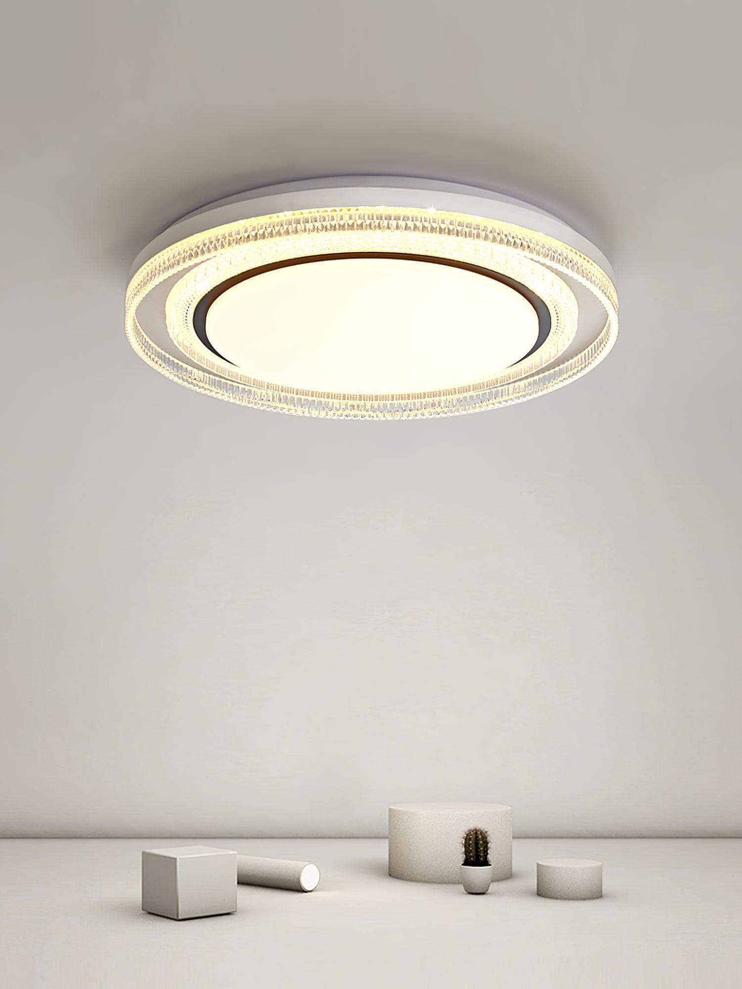 Milagro Modern Ceiling Light Fixture - Energy Efficient LED Flush Mount for Living Room, Bedroom, Kitchen - Dimmable Bright Lighting for Home & Office Decor