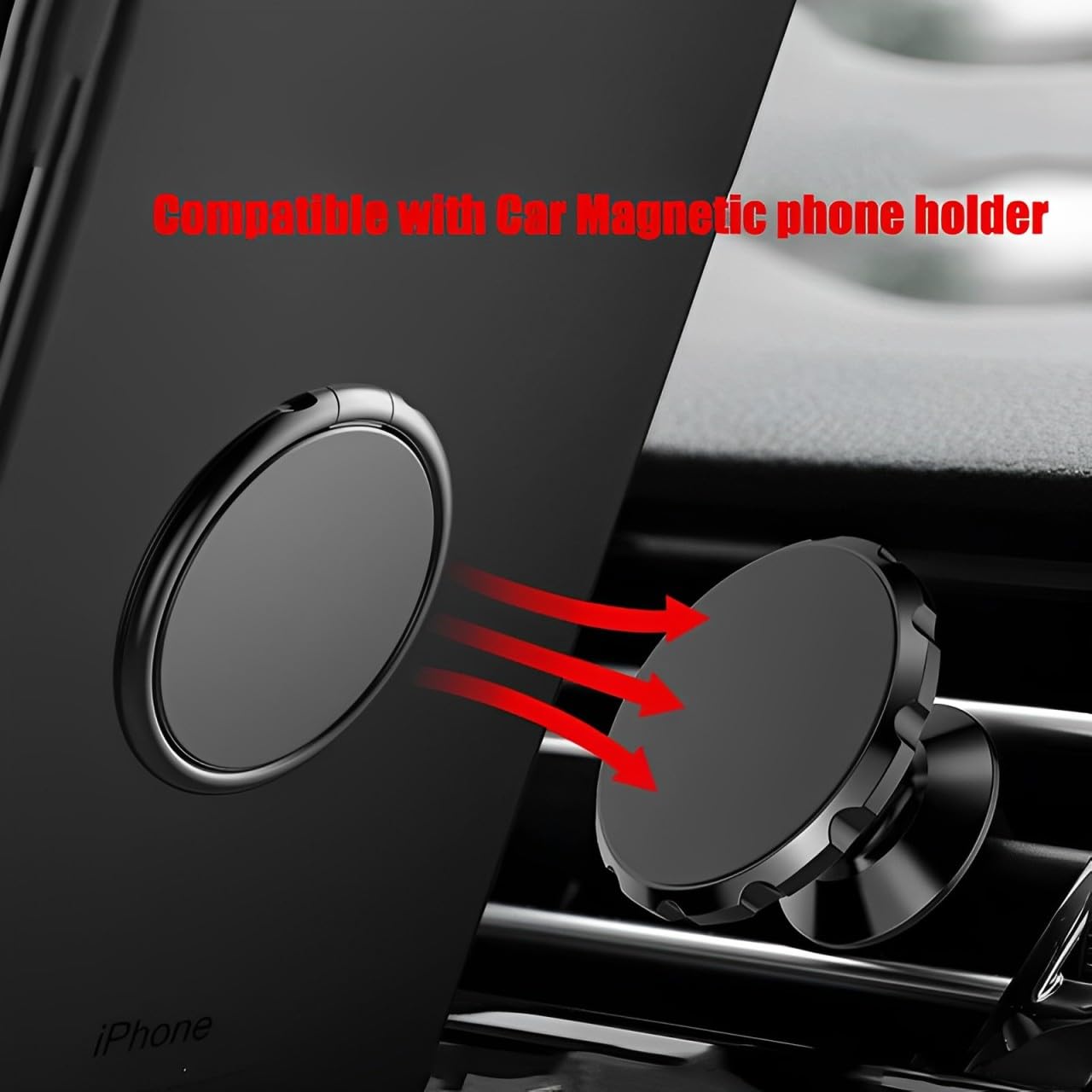360° Rotating Adjustable Phone Ring Holder - Gold Phone Grip Stand for Smartphones & Tablets | Perfect for Hands-Free Viewing, Secure Grip & Selfies