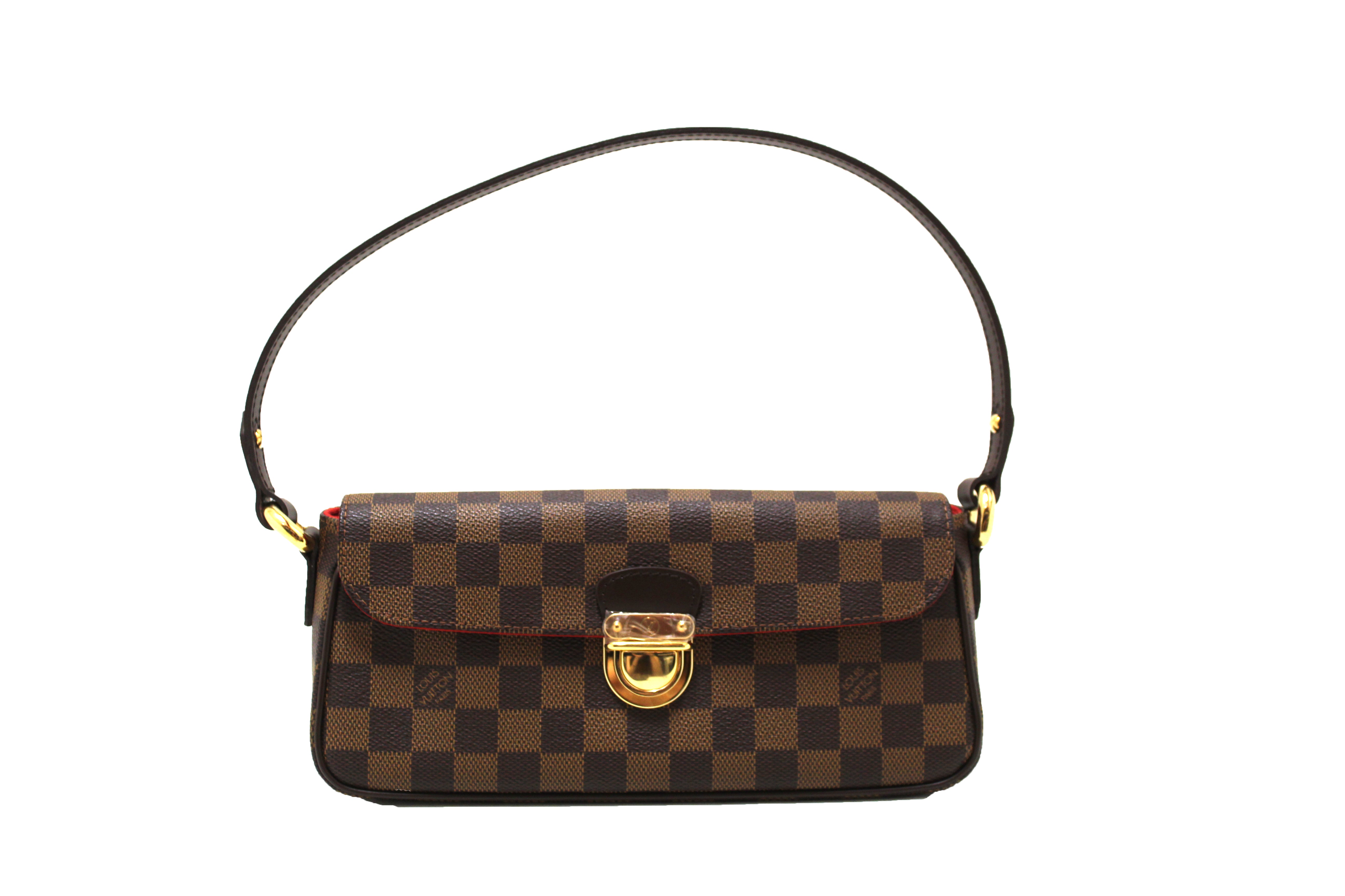 Authentic Louis Vuitton Damier Ebene Canvas Ravello PM Crossbody Bag - Luxury Handbag for Women, Perfect for Work, Travel & Everyday Use