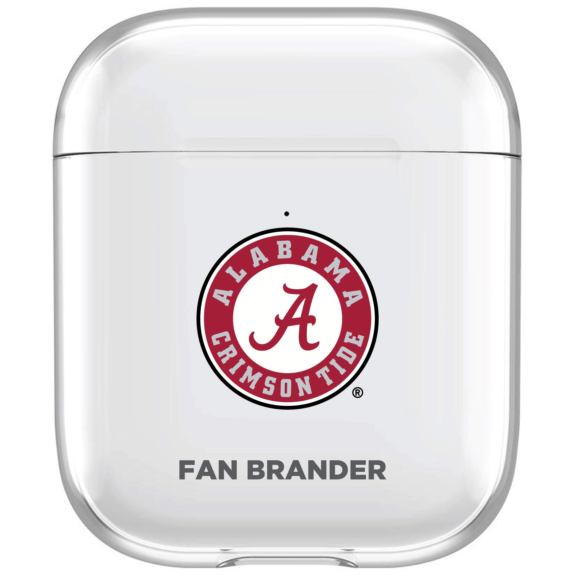 NCAA Fan Brander Clear AirPods Case - Durable Protective Cover for AirPods 1/2/3 & Pro - Perfect for College Sports Fans, Game Day & School Spirit Accessories