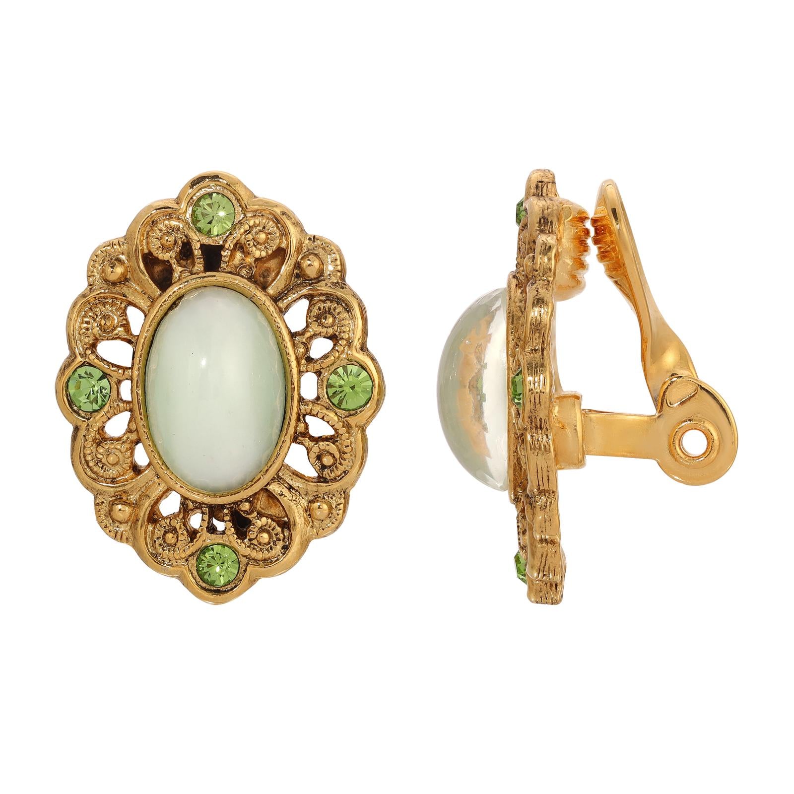 Gold Tone And Green