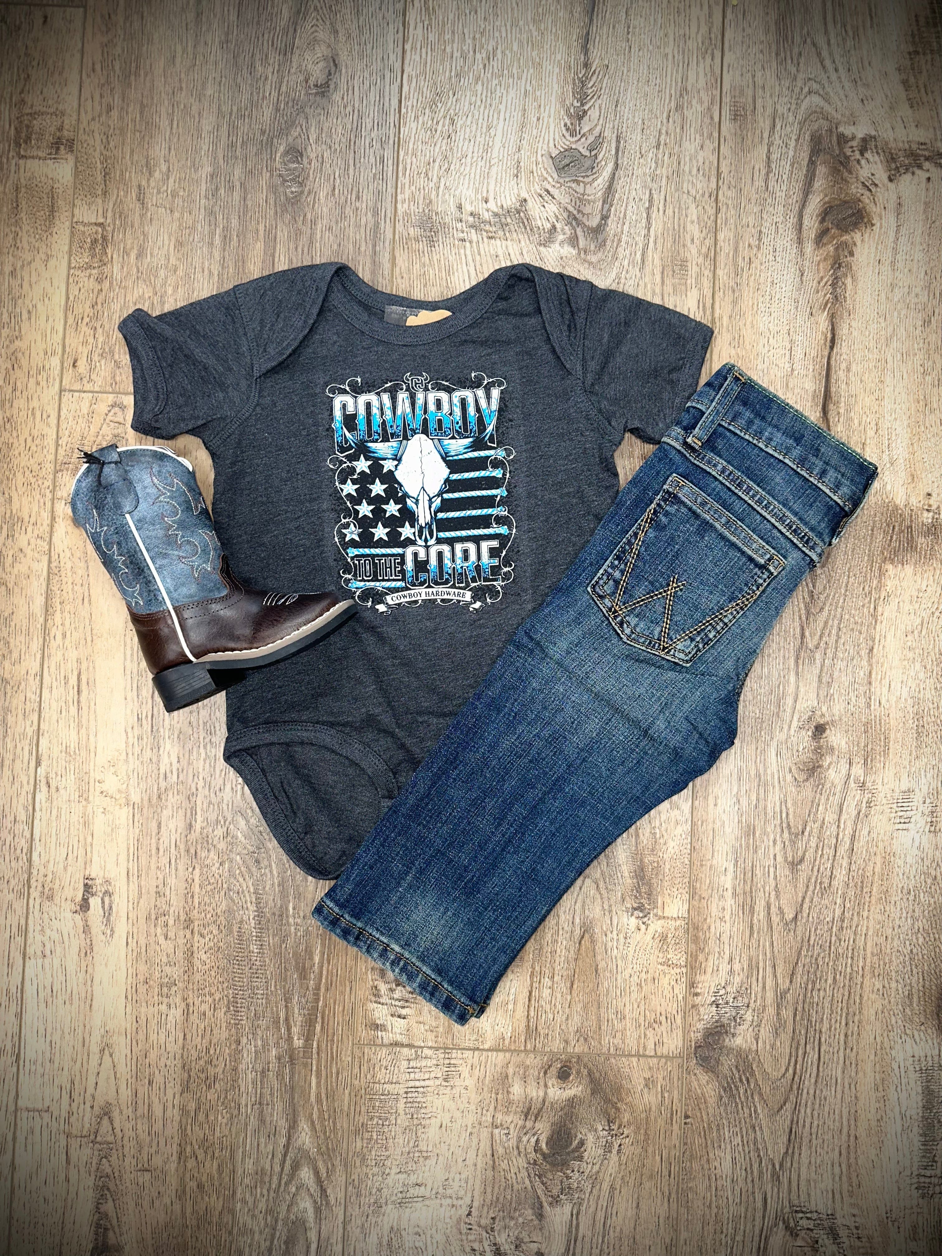 Cute Infant Cowboy Romper - Soft & Comfortable Short Sleeve Baby Outfit for Boys & Girls - Perfect for Western Theme Parties, Photoshoots & Everyday Wear