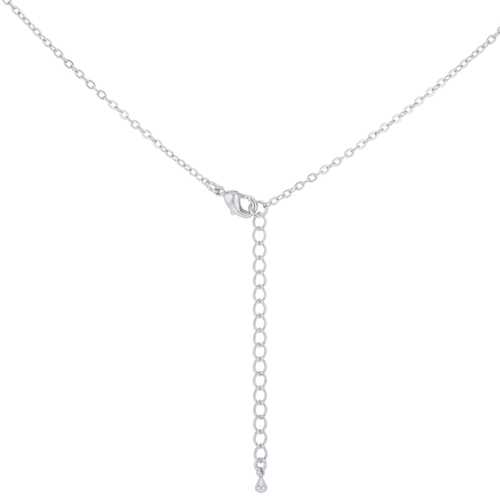 Elegant Halo Graduated Cubic Zirconia Pendant Necklace - Perfect for Weddings, Anniversaries & Special Occasions