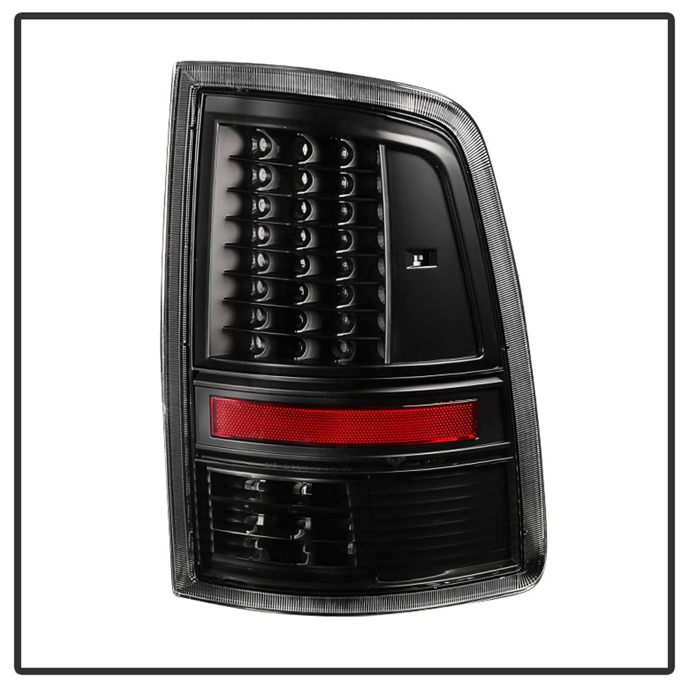 ACANII LED Tail Lights Brake Lamps for 2009-2018 Dodge Ram 1500 2500 3500 - Smoked Black Housing, Plug & Play Installation - Perfect for Off-Roading, Night Driving & Custom Truck Upgrades