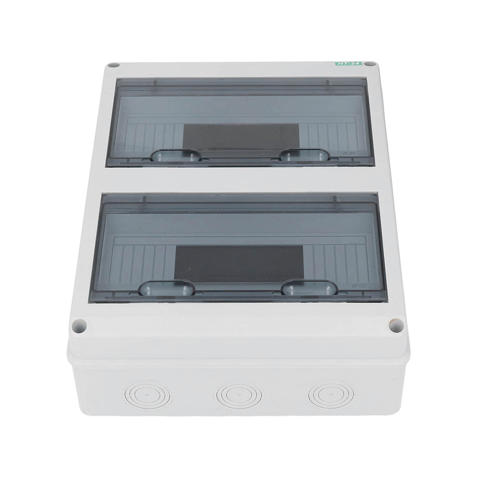24-Way ABS Electronic Junction Box - Open Mounted Distribution Box for Home & Factory Use - Ideal for Electrical Wiring & Cable Management