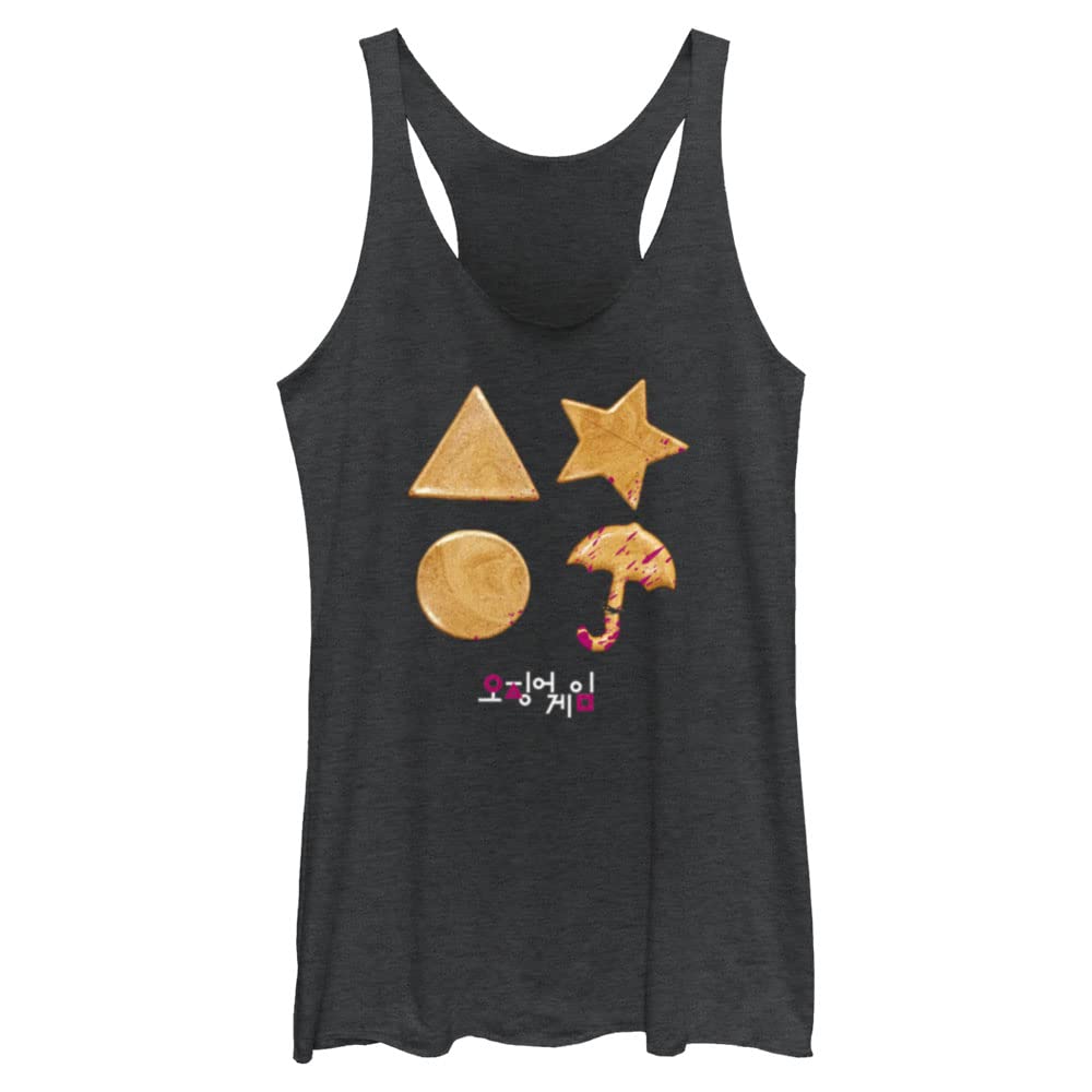 Squid Game Blood Cookies Women's Racerback Tank Top for Cosplay & Summer