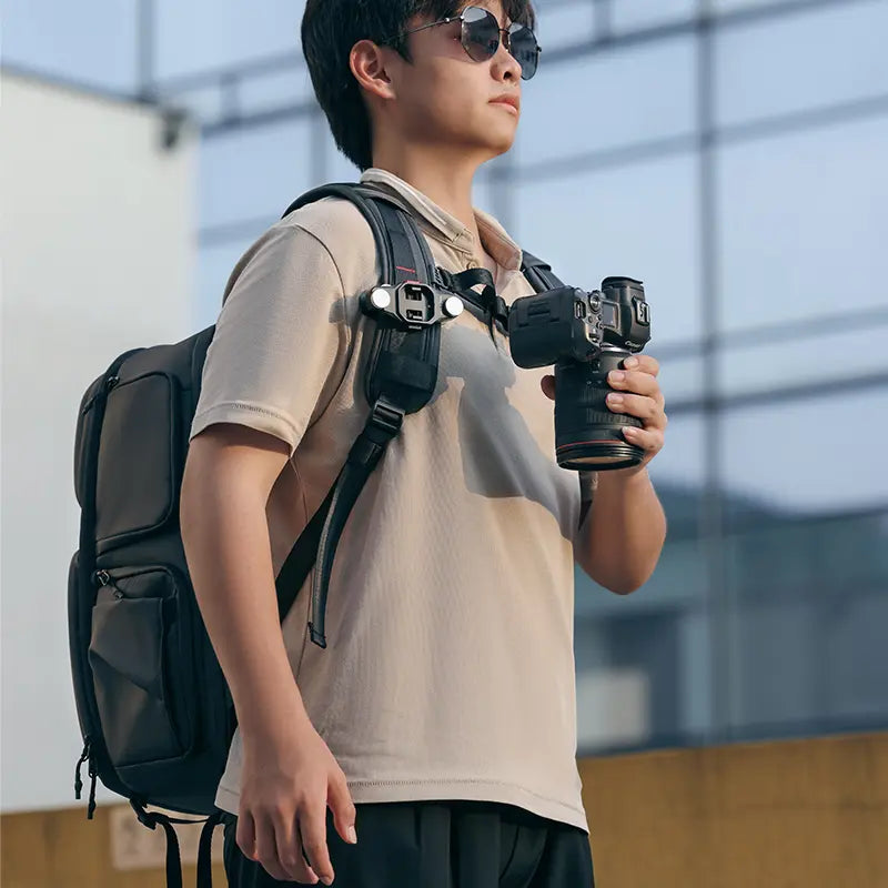 Ulanzi BP10 35L Hardshell Camera Backpack - Waterproof DSLR Bag for Professional Photographers, Travel & Outdoor Photography Gear Storage