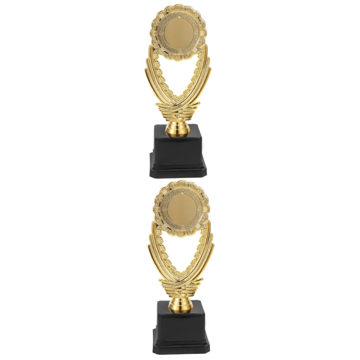Kisangel Gold Plastic Soccer Trophy Cup for Kids - Award for Tournament Winners, Sports Competitions & School Events