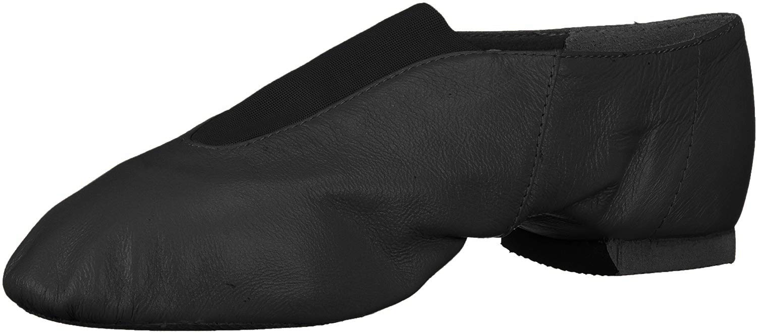 Bloch Women's Super Jazz Dance Shoes - Leather & Elastic Slip-On Jazz Sneakers for Ballet, Jazz, and Modern Dance Practice