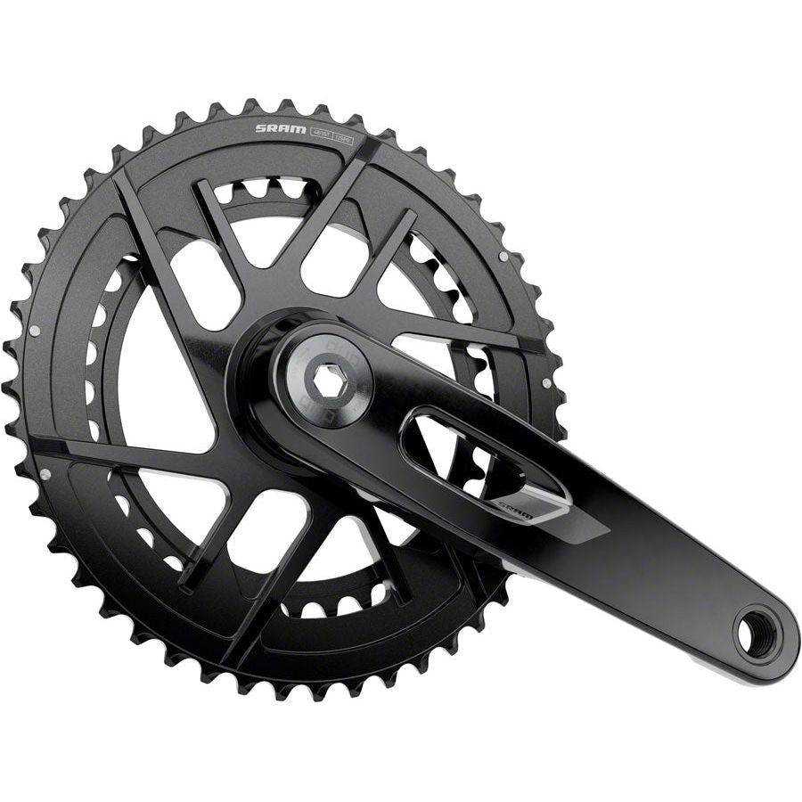 SRAM Rival Crankset 175mm 12-Speed 48/35T 8-Bolt Direct Mount DUB Spindle Black E1 - Perfect for Road & Gravel Bikes, Cycling Enthusiasts & Performance Upgrades