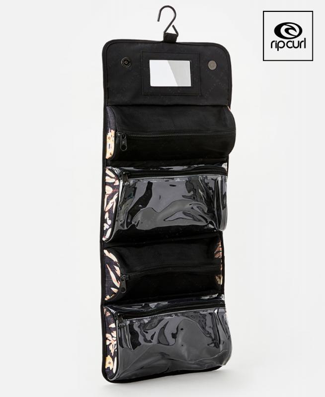 Rip Curl RCA G UT Rolled Beauty Case - Waterproof Travel Cosmetic Bag for Makeup & Toiletries | Perfect for Beach, Gym & Weekend Getaways