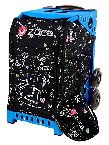 ZUCA Black Sk8 Limited Edition Backpack - Durable Skateboarding & Travel Bag for School, Work & Outdoor Adventures