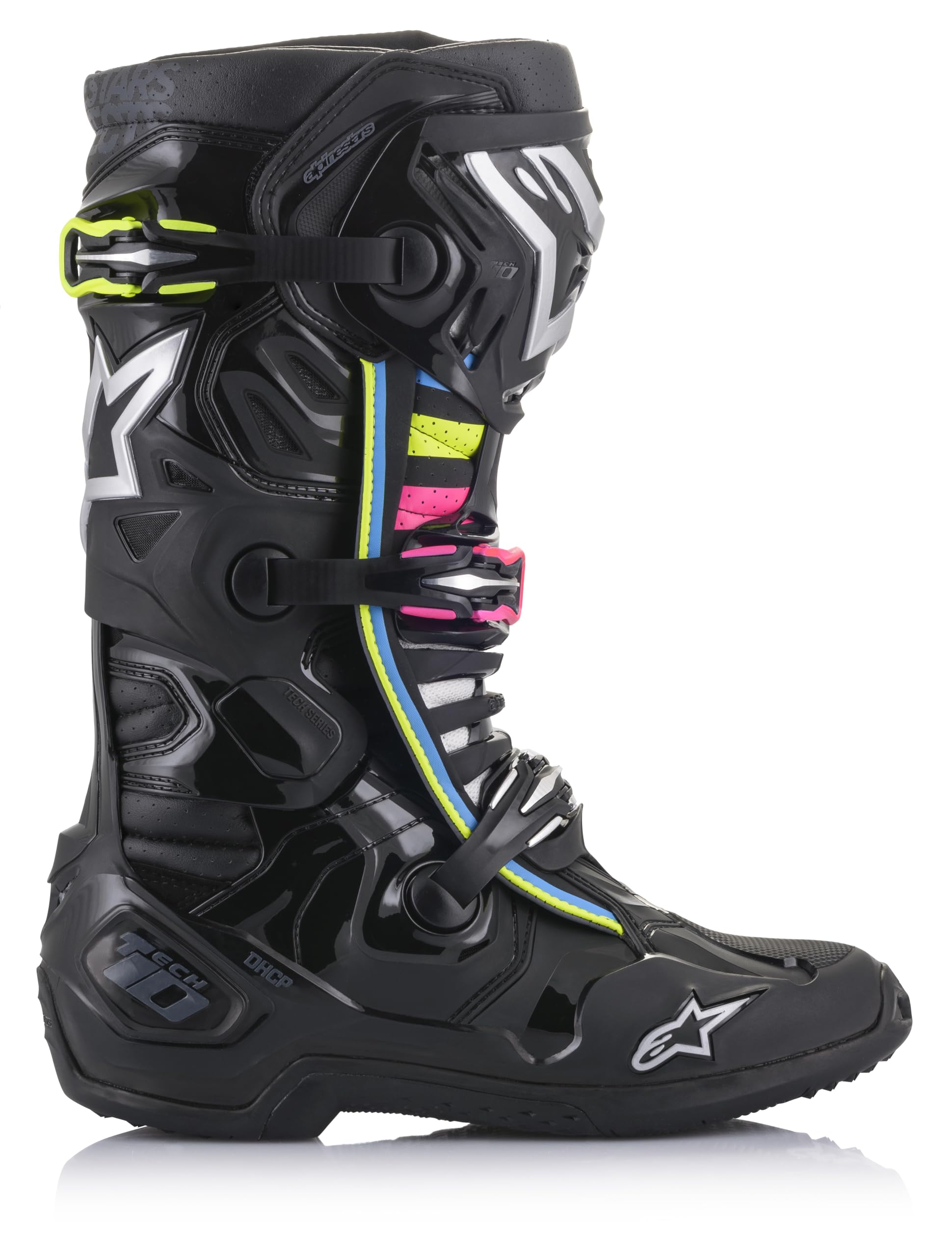 Alpinestars Tech 10 Supervented Motocross Boots for Men - Durable Off-Road MX Riding Boots with Ventilation | Perfect for Dirt Bike Racing & Trail Riding