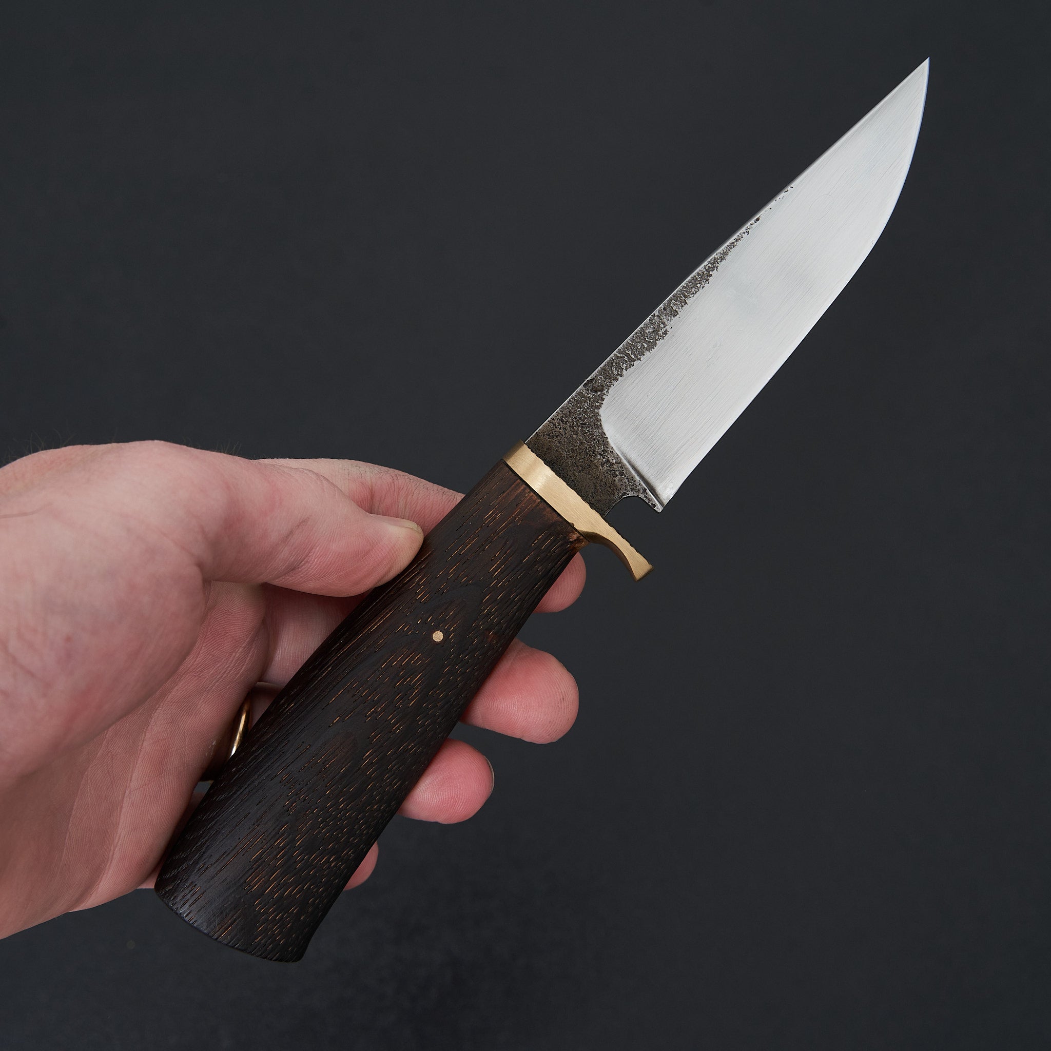 Bryan Raquin 125SC Oak Hunter Knife - Premium Hunting & Outdoor Survival Knife for Camping, Hiking & Bushcraft