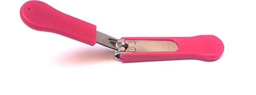 Jamboree Stainless Steel Nail Clipper for Thick & Ingrown Toenails - Heavy Duty Fingernail Trimmer with Non-Slip Grip Handle - Perfect for Manicure, Pedicure & Home Grooming Care