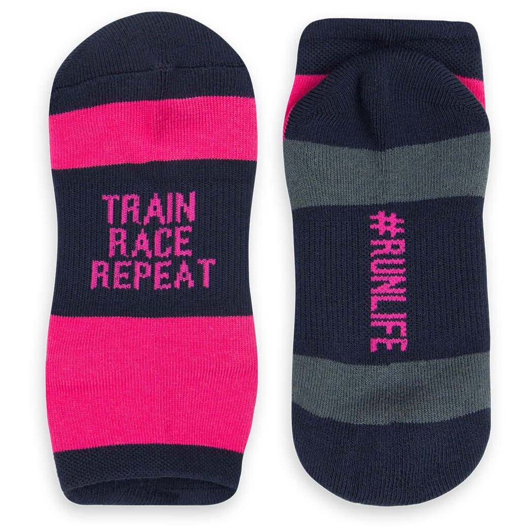 Gone For a Run Women's Inspirational Running Socks with Motivational Quotes - Comfortable Ankle Socks for Runners - Perfect Gift for Marathon Training & Fitness Motivation - Ideal for Jogging, Workouts & Daily Wear