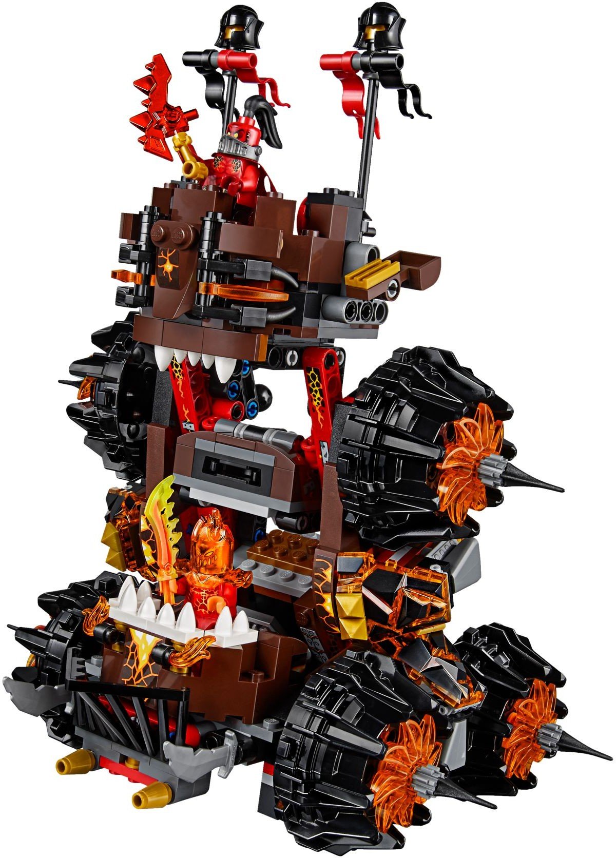 LEGO Nexo Knights 70321 The Cursed Magma Mech Building Set for Kids - Battle The Evil General Magmar with This Epic Castle Toy for Creative Play & Adventure Scenes