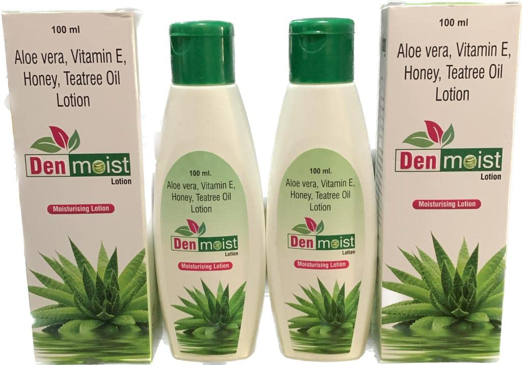 DENMOIST Moisturizing Lotion for Dry Skin - Pack of 2 | Hydrating Body Lotion with Shea Butter & Vitamin E | Perfect for Daily Skincare Routine & Post-Shower Hydration