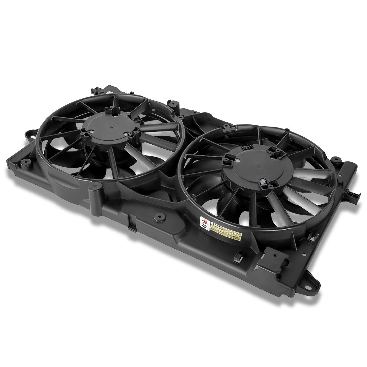 Auto Dynasty GM3115250 OE Style Dual Radiator Cooling Fan Assembly - Compatible with Buick Regal & Chevy Impala 3.6L 2.4L (2011-2017) | Perfect for Engine Cooling & Overheating Prevention