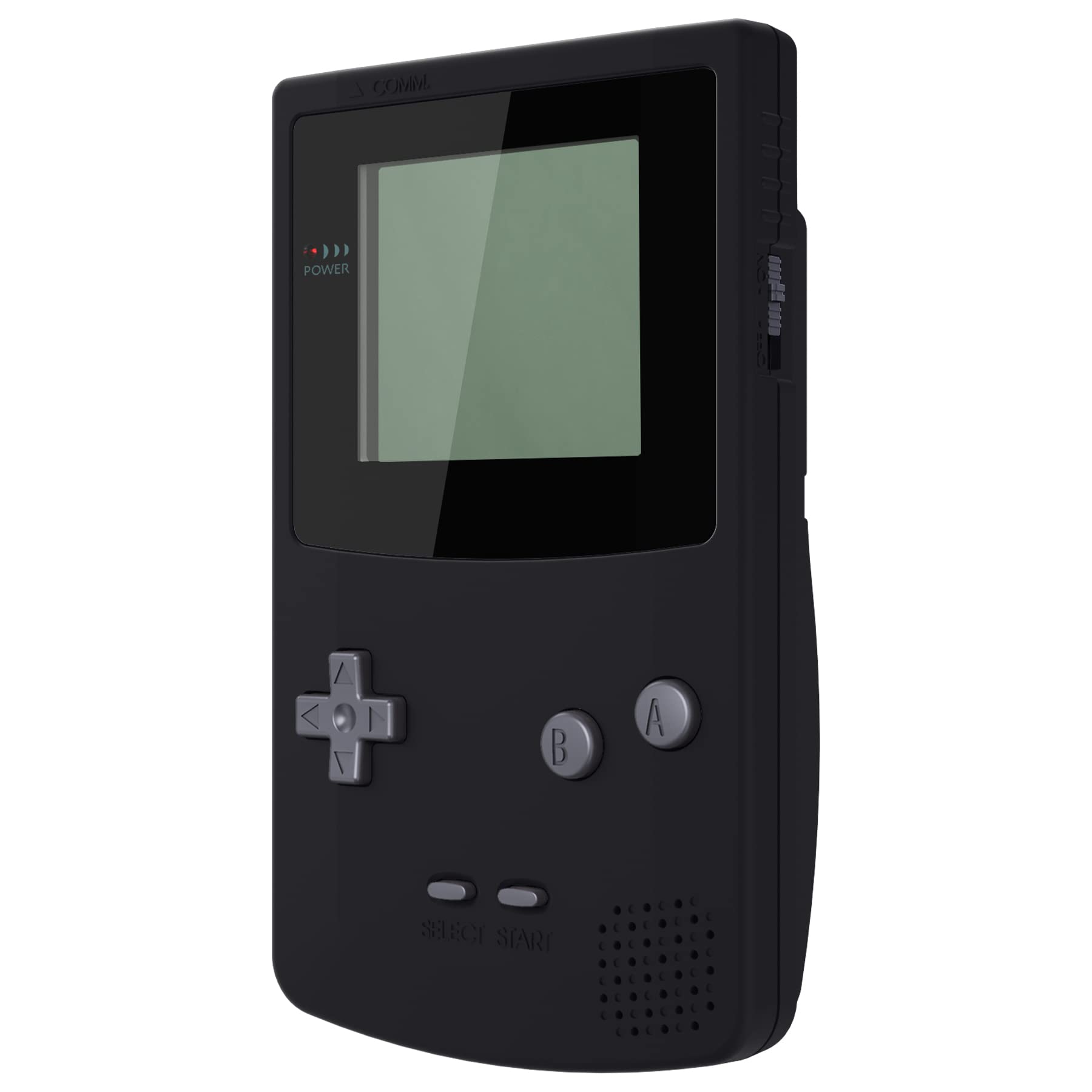 eXtremeRate Replacement Shell with Buttons for Gameboy Color GBC - Compatible with GBC OSD IPS, Regular IPS & Standard LCD Screens (Console & IPS Screen Not Included) - Black - Perfect for Gameboy Color Repair, Modding & Customization Projects