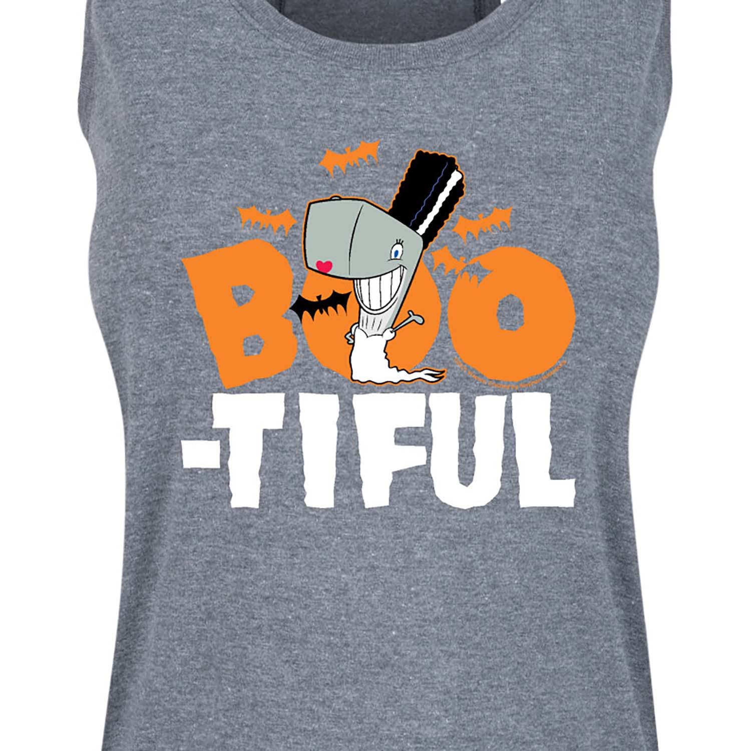 HYBRID APPAREL Women's SpongeBob SquarePants Boo-Tiful Racerback Tank Top - Soft Graphic Tee for Halloween, Cosplay & Casual Wear