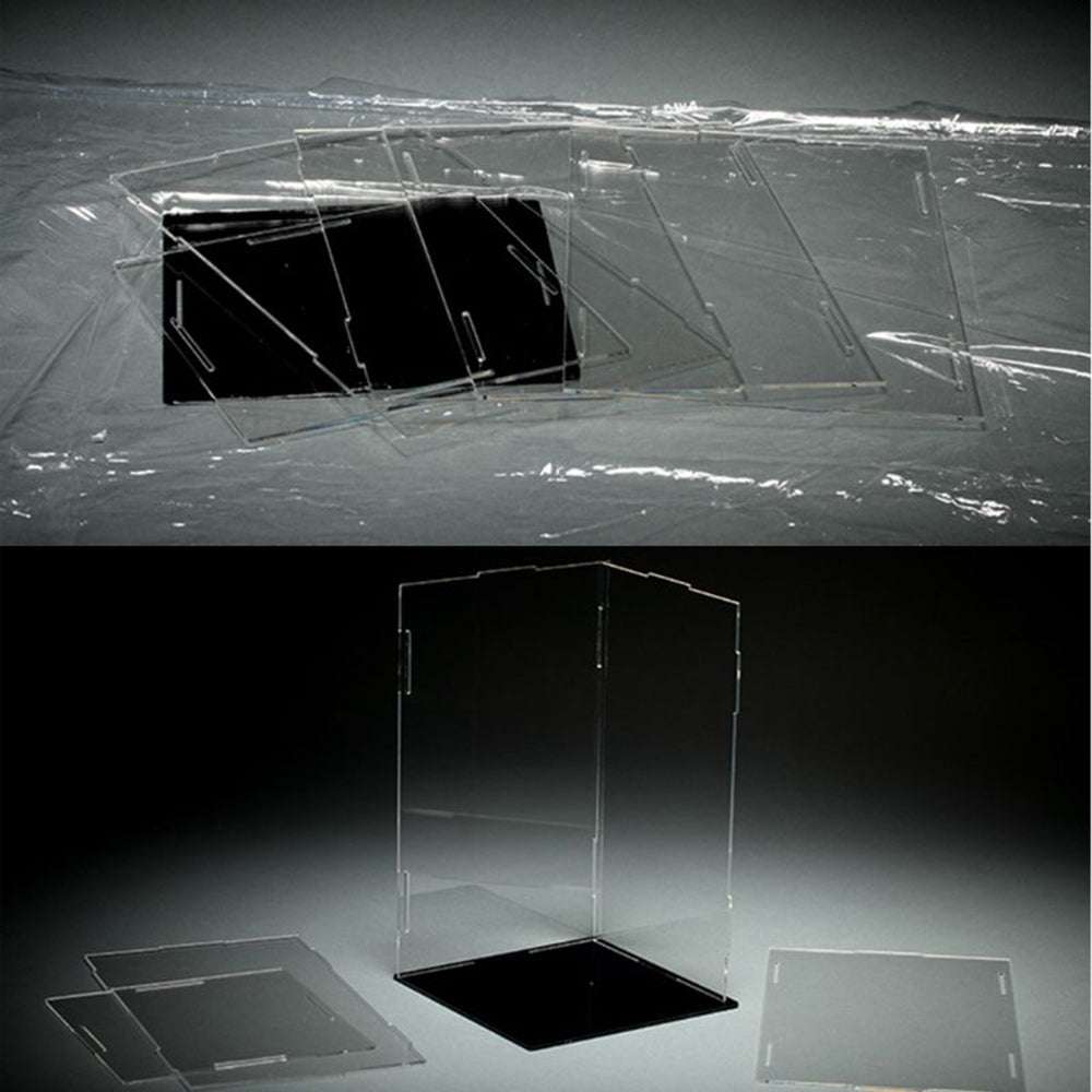 15x15x25CM Clear Acrylic Display Case for Action Figures - Dustproof Model Collection Box for Toys, Statues & Collectibles - Perfect for Showcasing, Protecting & Organizing Your Valuable Collections