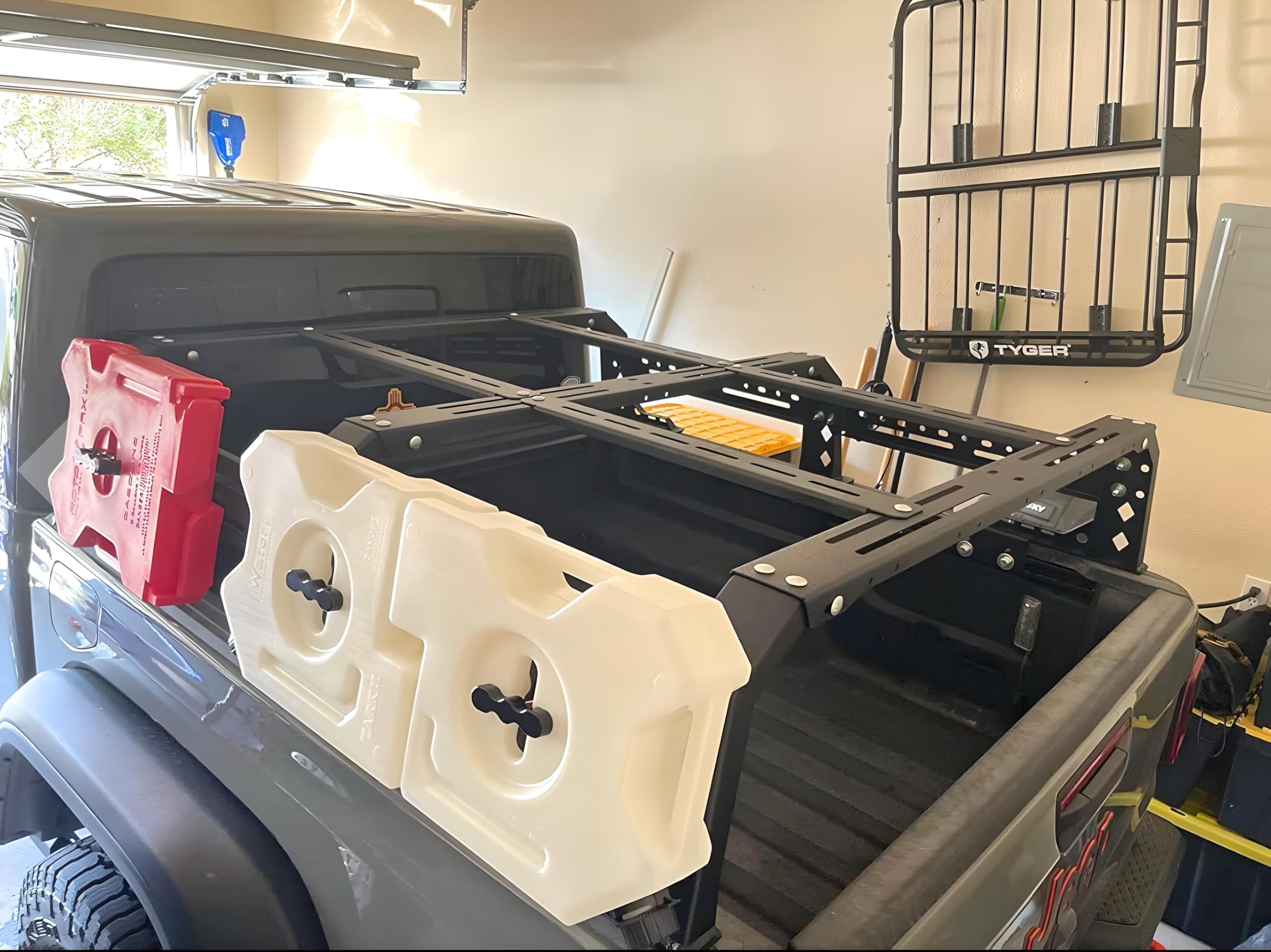 Heavy Duty Adjustable Truck Bed Rack Cargo Carrier - Universal Fit for Full-Size & Mid-Size Pickup Trucks | Perfect for Camping, Hauling & Outdoor Adventures